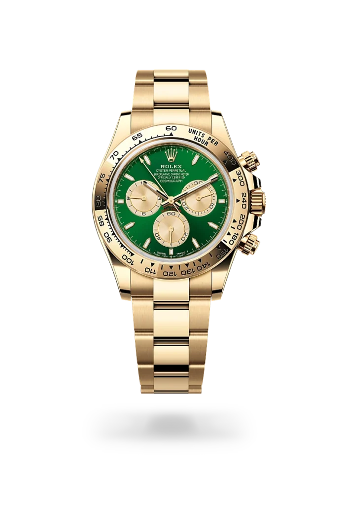 Rolex Cosmograph Daytona Oyster, 40 mm, yellow gold l authentic luxury fashion market- Luxury Shopping Experience- Chichotclub