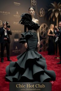 authentic luxury fashion market l Auraelis Couture Zamani Mermaid Gown