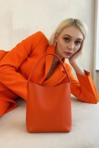 luxury lifestyle digital magazine l The Row Small N/S Park Tote in Leather