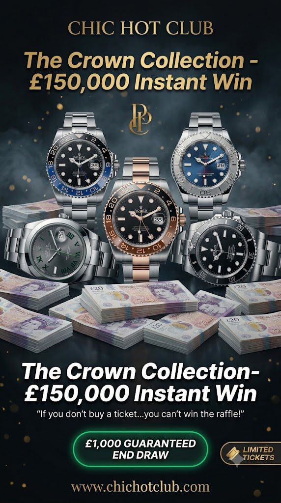 luxury lifestyle digital magazine l Win £150,000 Rolex Watches