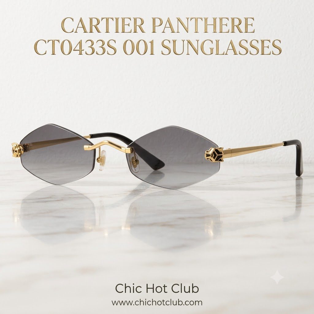 authentic luxury fashion market l Cartier Panthere Sunglasses